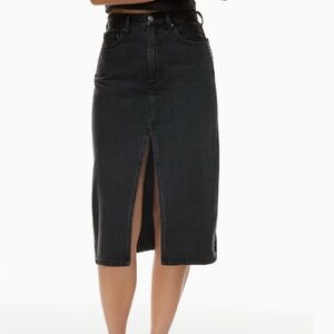 Aritzia Denim Forum The '90s Halle Denim Skirt